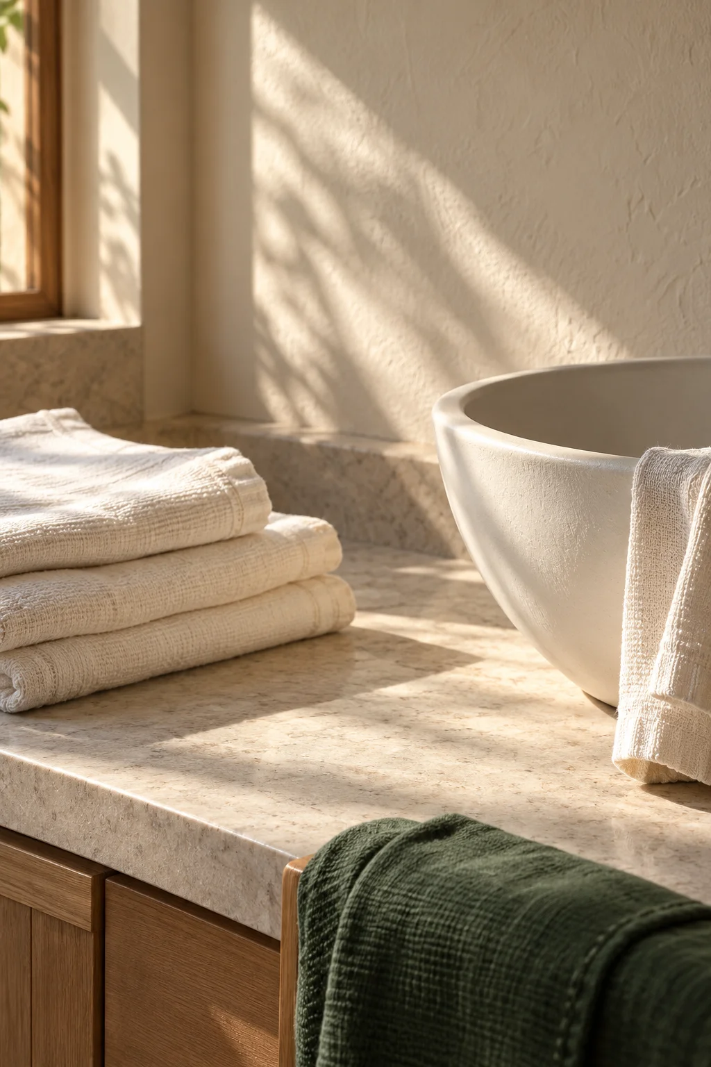 Illustrative home-care scene